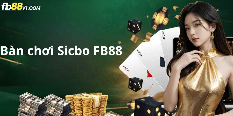 Bàn chơi Sicbo tại FB88 với giao diện rõ ràng cho người mới.