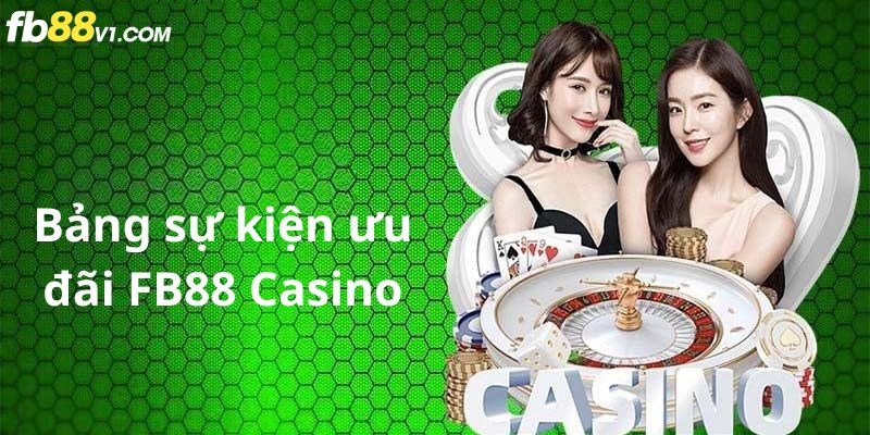 Người chơi Casino FB88 có nhiều cơ hội nhận thưởng khủng mỗi tuần