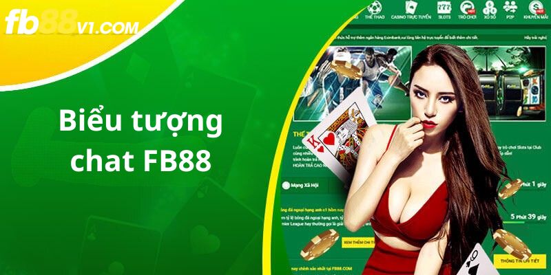 Nhấp vào biểu tượng chat để mở khung CSKH trên website FB88