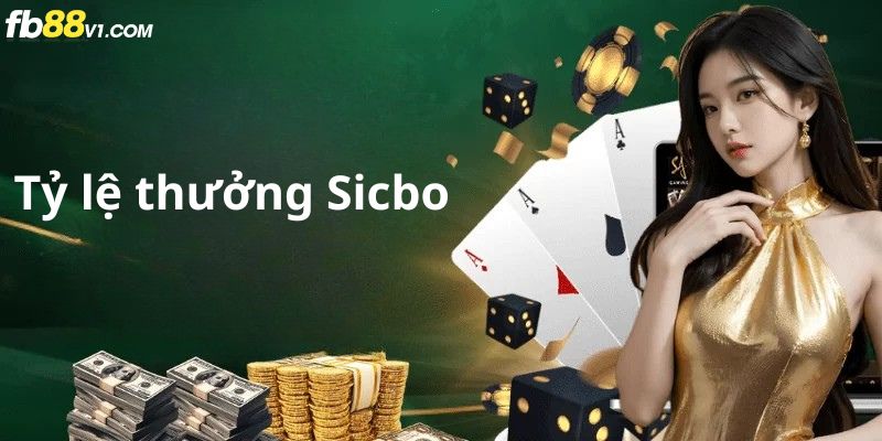 Bảng trả thưởng các cửa cược Sicbo tại FB88.